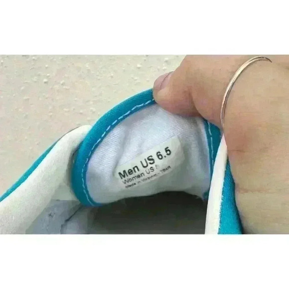 Vans Blue & White Checkered Men's-6.5 Women's -8 - Picture 5 of 5